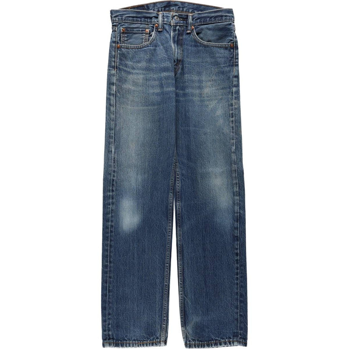 Levi's 505 tapered denim pants for men, equivalent to w31 unclear blue type Vintage Second Hand