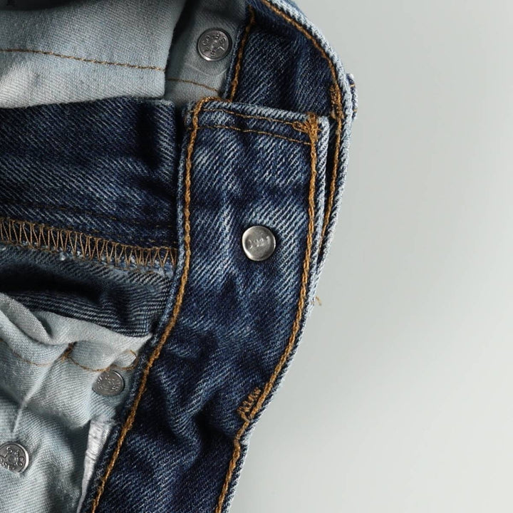 Levi's 505 tapered denim pants for men, equivalent to w31 unclear blue type Vintage Second Hand