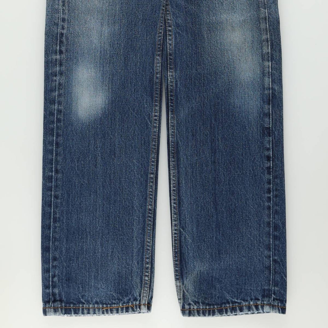 Levi's 505 tapered denim pants for men, equivalent to w31 unclear blue type Vintage Second Hand