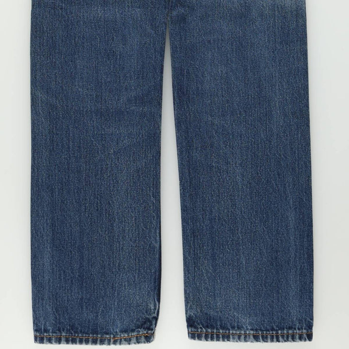 Levi's 505 tapered denim pants for men, equivalent to w31 unclear blue type Vintage Second Hand