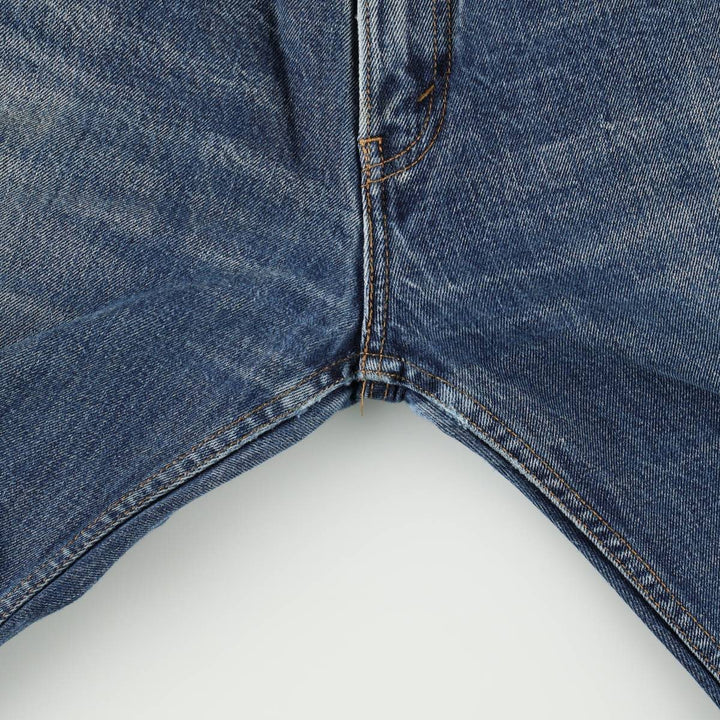 Levi's 505 tapered denim pants for men, equivalent to w31 unclear blue type Vintage Second Hand