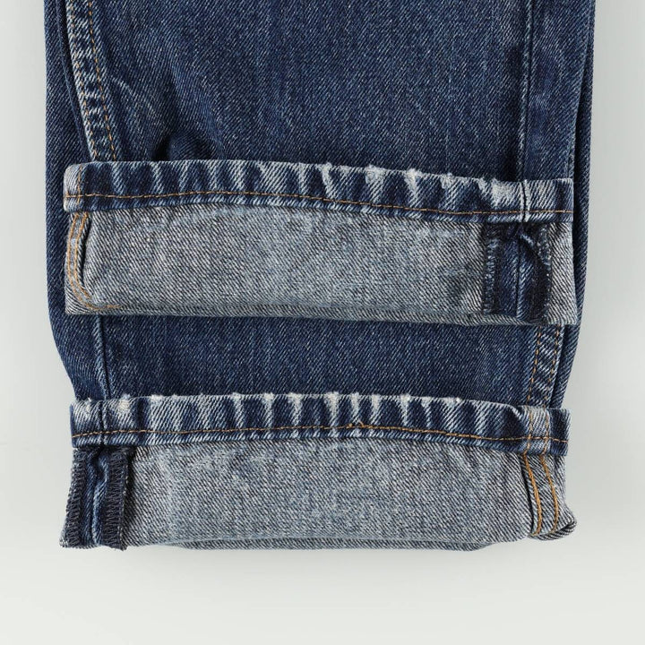 Levi's 505 tapered denim pants for men, equivalent to w31 unclear blue type Vintage Second Hand