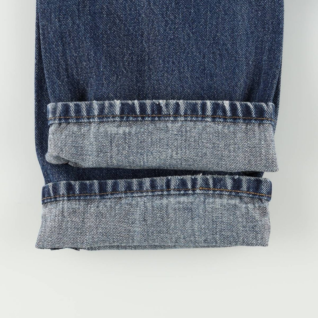 Levi's 505 tapered denim pants for men, equivalent to w31 unclear blue type Vintage Second Hand