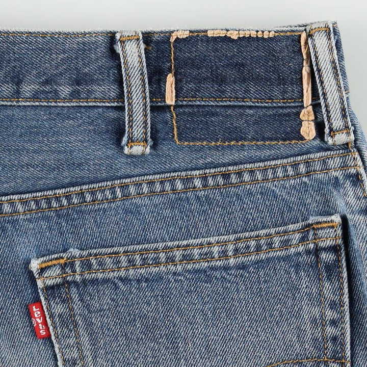 Levi's 00517-0216 Flare Cut Denim Pants, Men's W35 (approx.) cotton blue type Vintage Second Hand