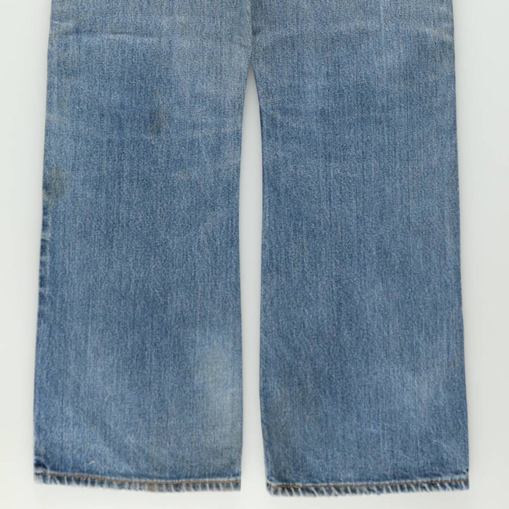 Levi's 00517-0216 Flare Cut Denim Pants, Men's W35 (approx.) cotton blue type Vintage Second Hand