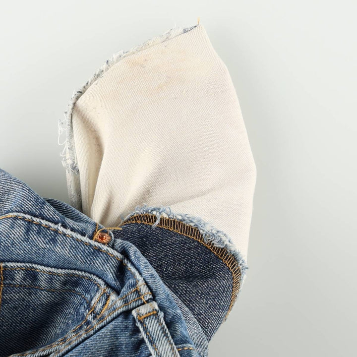 Levi's 00517-0216 Flare Cut Denim Pants, Men's W35 (approx.) cotton blue type Vintage Second Hand