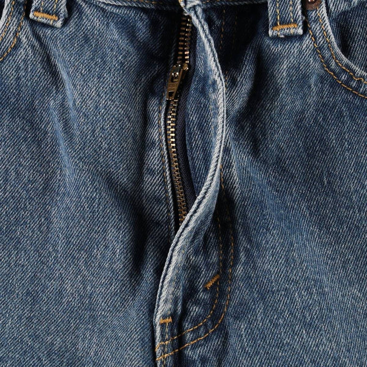 00'S Levi's 505 REGULAR FIT tapered denim pants for men, size w33 cotton blue type Vintage Second Hand