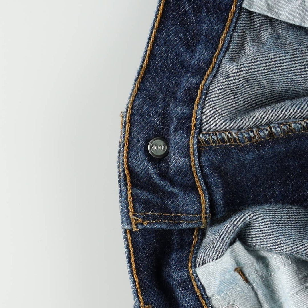 00'S Levi's 505 REGULAR FIT tapered denim pants for men, size w36 cotton blue type Vintage Second Hand