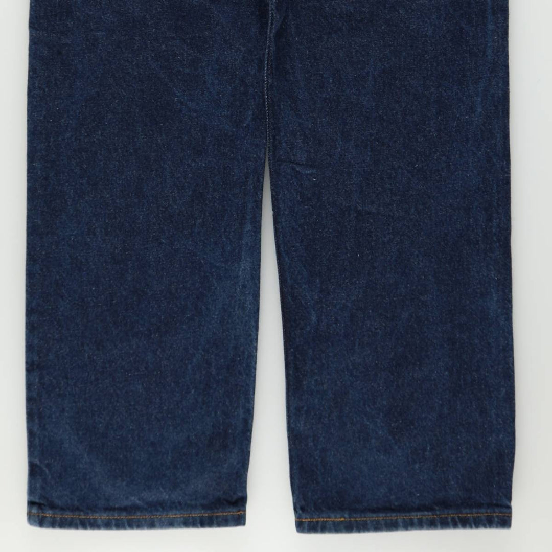 00'S Levi's 505 REGULAR FIT tapered denim pants for men, size w36 cotton blue type Vintage Second Hand