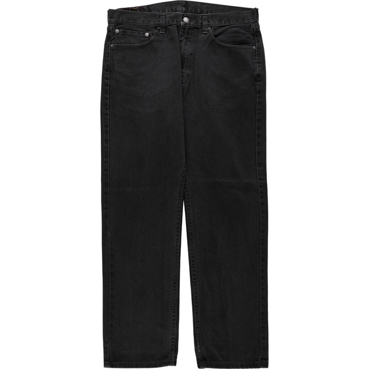 Levi's 00505-0260 Black Denim Tapered Jeans, Men's W36 (approx.) cotton black type Vintage Second Hand