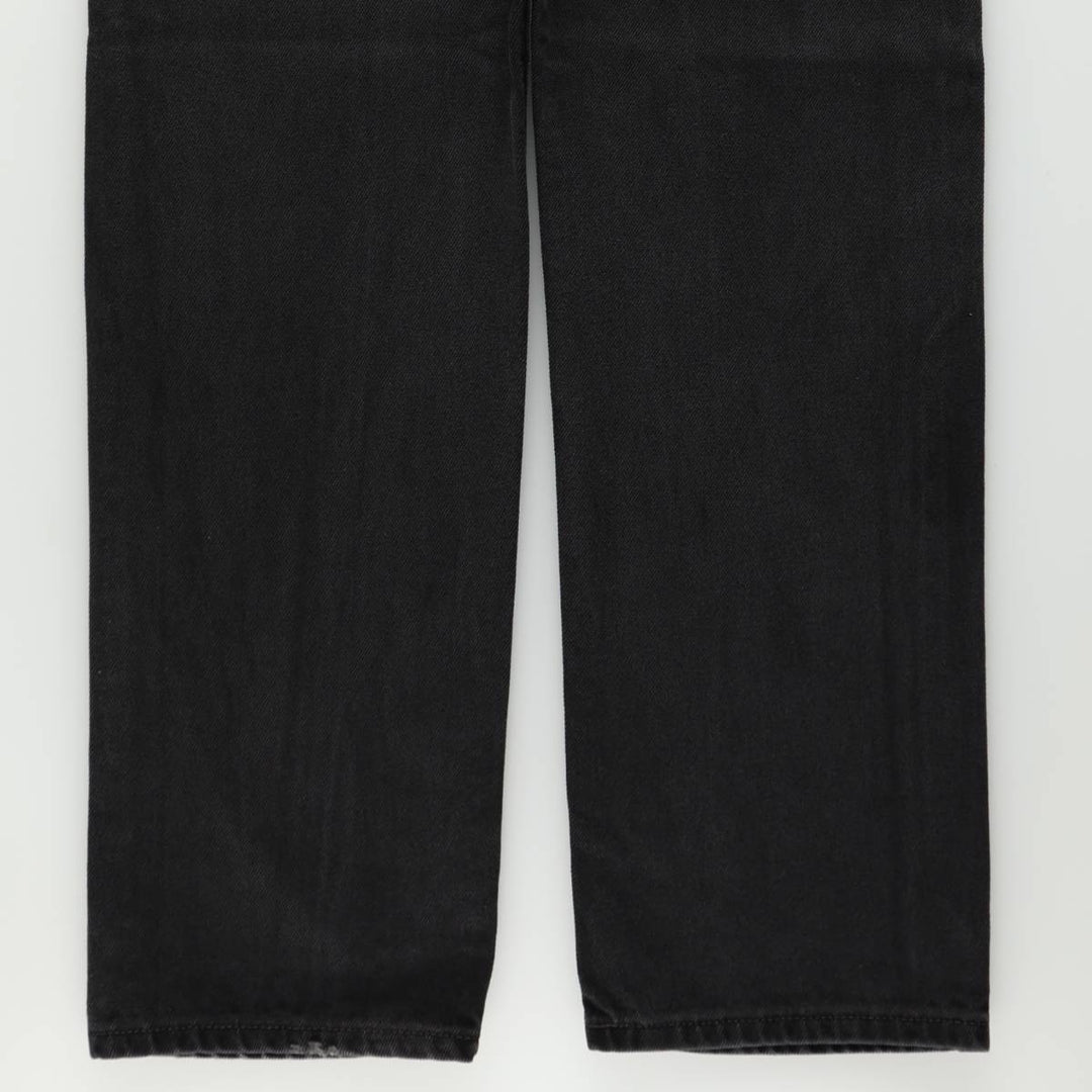 Levi's 00505-0260 Black Denim Tapered Jeans, Men's W36 (approx.) cotton black type Vintage Second Hand