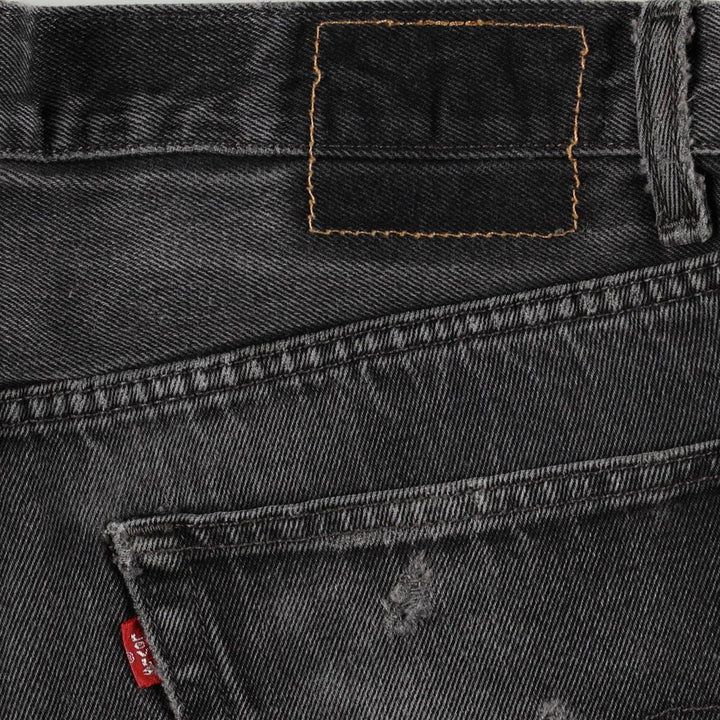 2000'S Levi's 505 Regular Fit Black Denim Tapered Denim Pants, Men's Size 36 cotton black type Vintage Second Hand