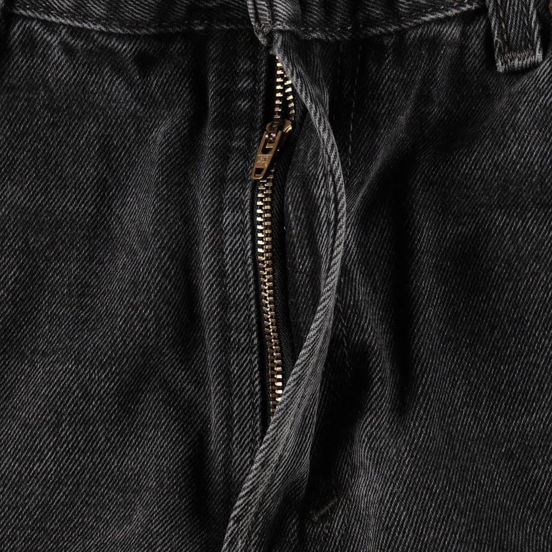 2000'S Levi's 505 Regular Fit Black Denim Tapered Denim Pants, Men's Size 36 cotton black type Vintage Second Hand