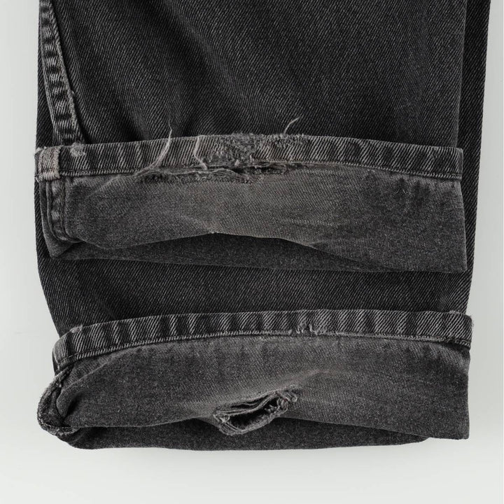 2000'S Levi's 505 Regular Fit Black Denim Tapered Denim Pants, Men's Size 36 cotton black type Vintage Second Hand