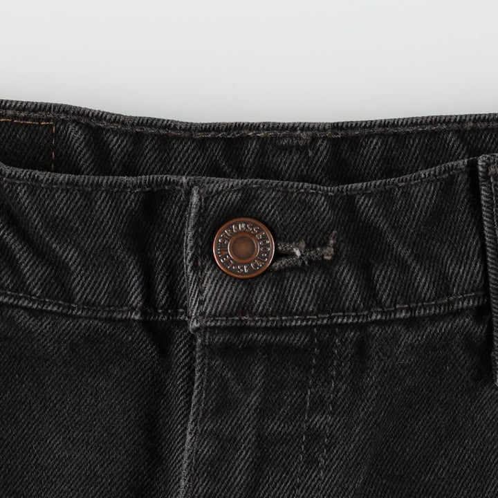 90'S Levi's 505 Regular Fit Straight Leg Black Denim Tapered Denim Pants, Made in Canada, Men's Size 36 cotton black type Vintage Second Hand