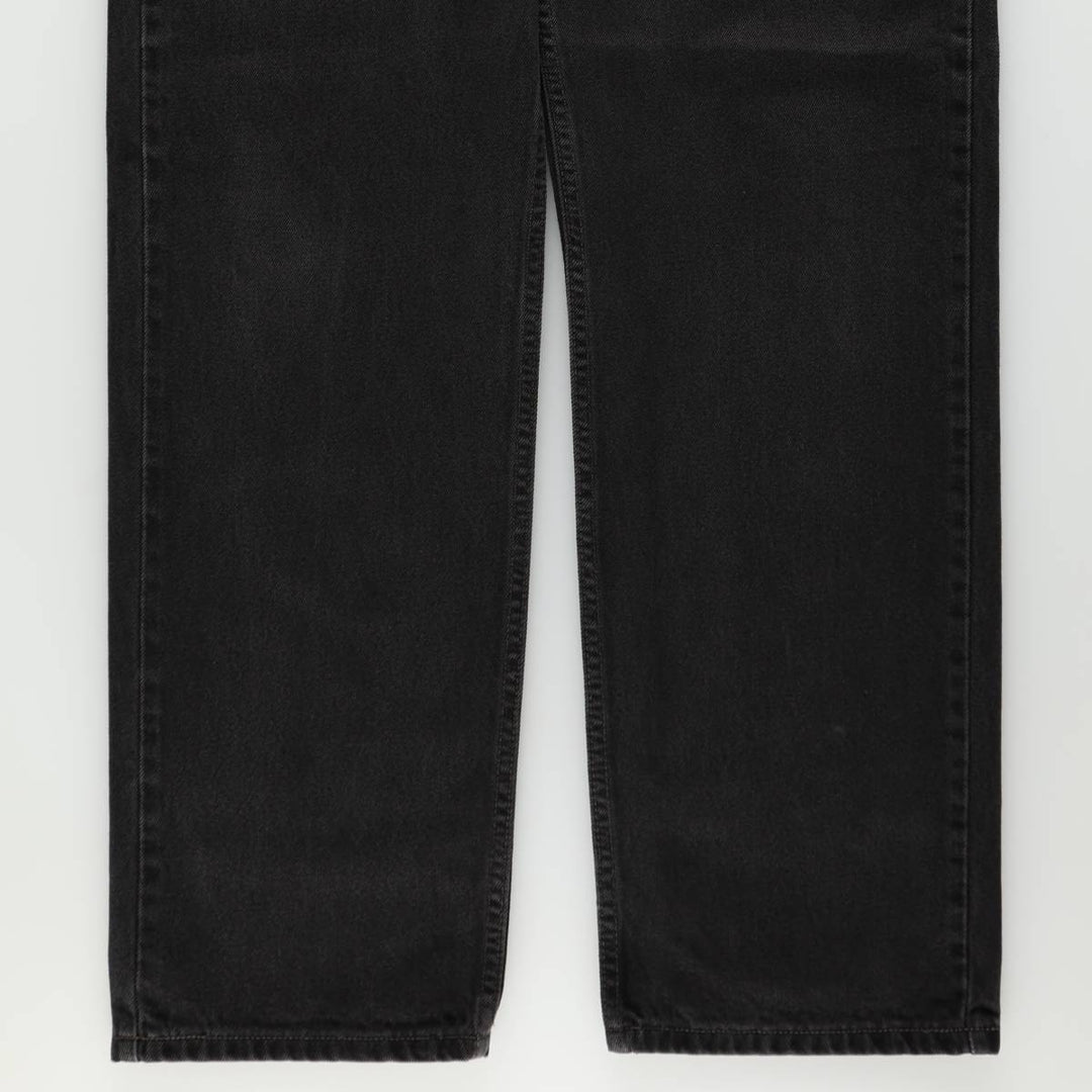 90'S Levi's 505 Regular Fit Straight Leg Black Denim Tapered Denim Pants, Made in Canada, Men's Size 36 cotton black type Vintage Second Hand