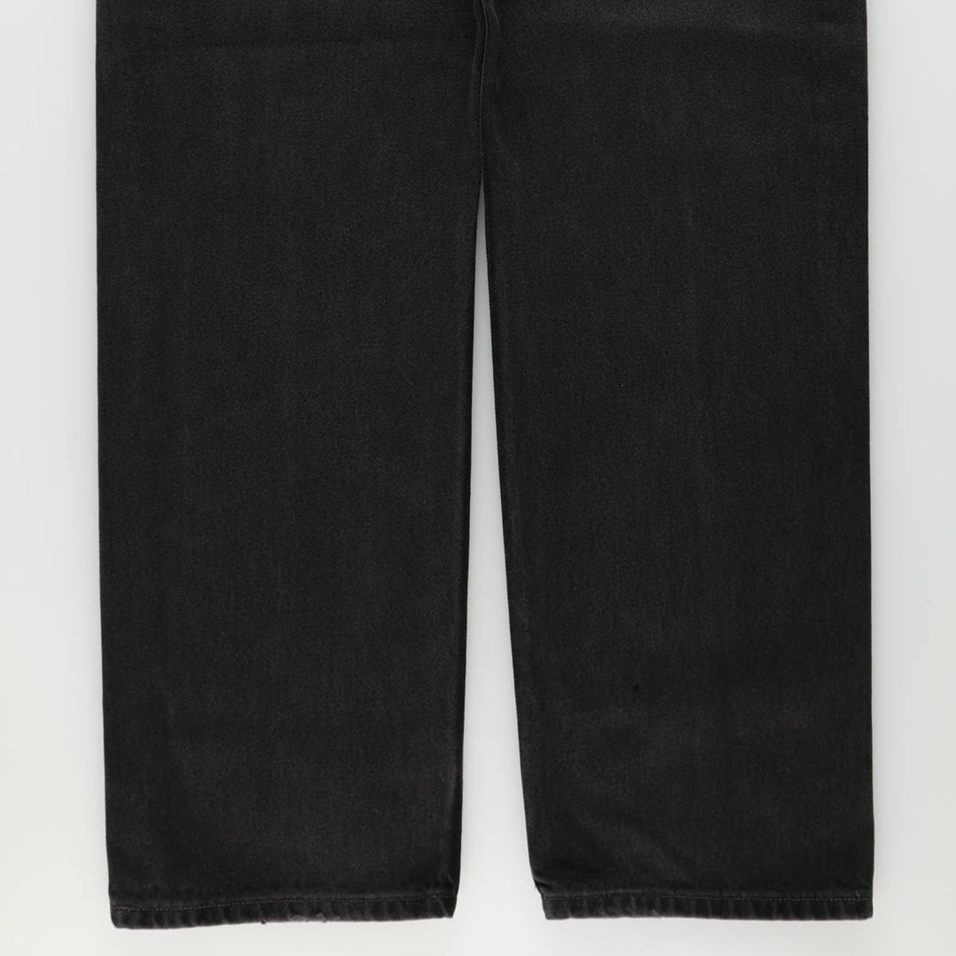 90'S Levi's 505 Regular Fit Straight Leg Black Denim Tapered Denim Pants, Made in Canada, Men's Size 36 cotton black type Vintage Second Hand