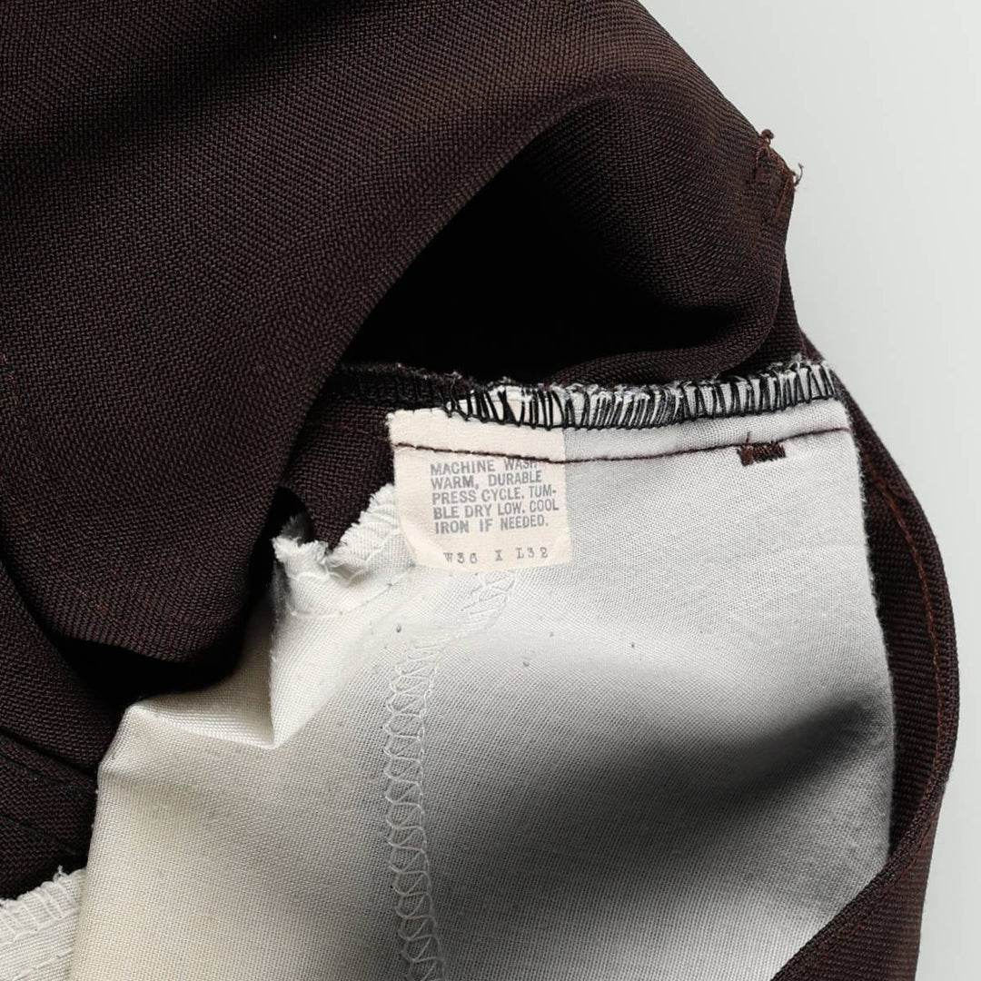 Levi's 10517-4528 Men's Slacks Pants, Size W36 (approx.), Vintage unclear brown type Vintage Second Hand