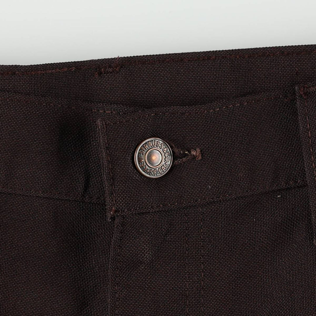 Levi's 10517-4528 Men's Slacks Pants, Size W36 (approx.), Vintage unclear brown type Vintage Second Hand