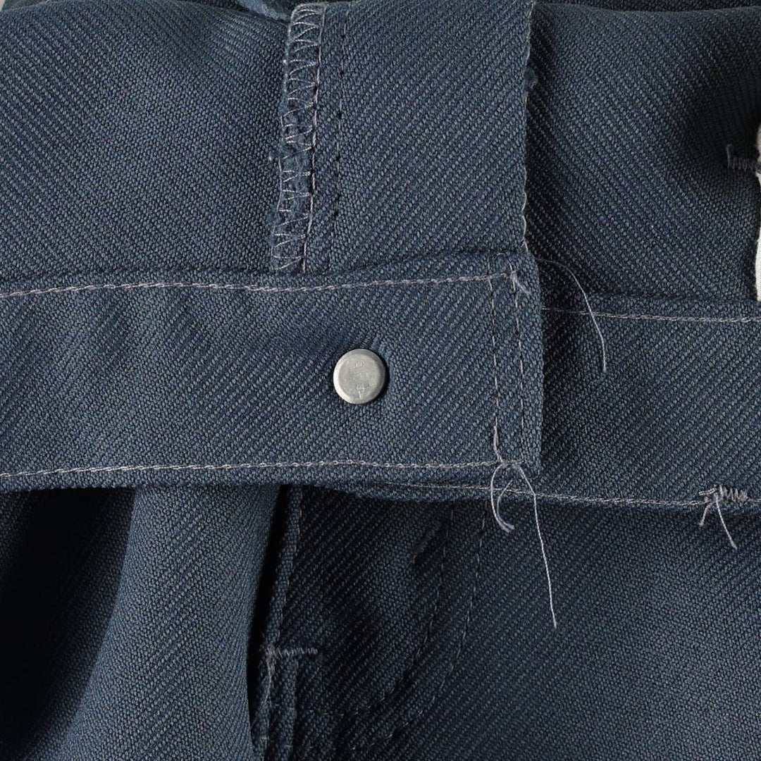 1980'S Levi's 10517 6116 Slacks Pants, Made in USA, Men's W36 (approx.), Vintage polyester blue type Vintage Second Hand