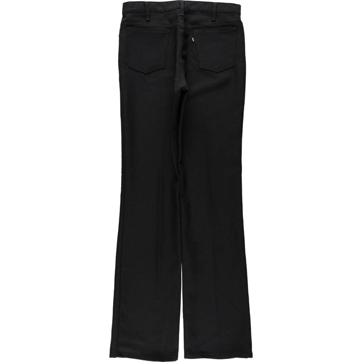 ~90'S Levi's STA-PREST Flare Pants, Made in USA, Men's W34 (approx.), Vintage unclear black type Vintage Second Hand