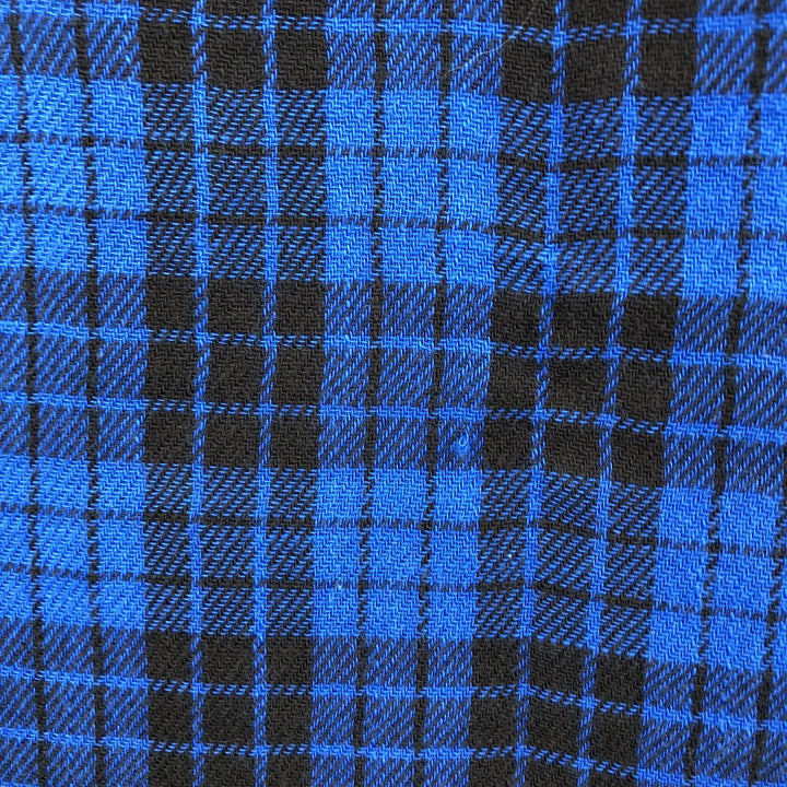 Ralph Lauren POLO RALPH LAUREN long-sleeved flannel check shirt, men's size L cotton blue type Vintage Second Hand
