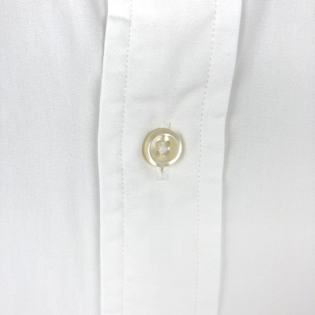 Ralph Lauren POLO by Ralph Lauren REGENT CUSTOM FIT long sleeve cotton shirt, men's size L cotton white type Vintage Second Hand
