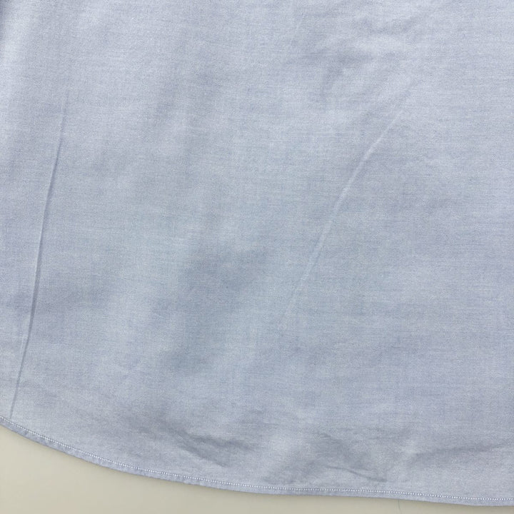 Ralph Lauren YARMOUTH long sleeve button down shirt, men's XL size cotton Blue type light blue Vintage Second Hand