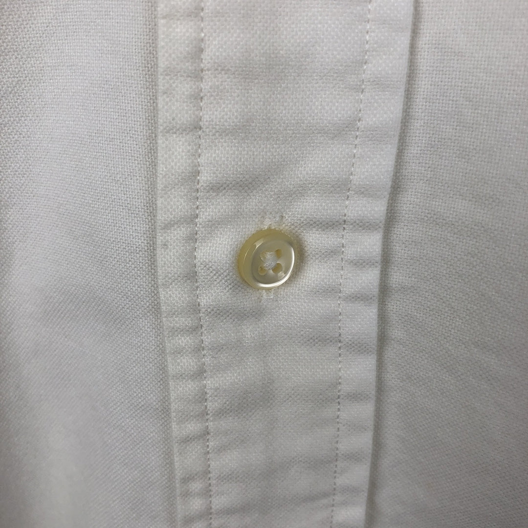 Ralph Lauren Classic Fit Long Sleeve Button Down Shirt, Men's Size L cotton white type Vintage Second Hand