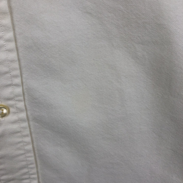 Ralph Lauren Classic Fit Long Sleeve Button Down Shirt, Men's Size L cotton white type Vintage Second Hand