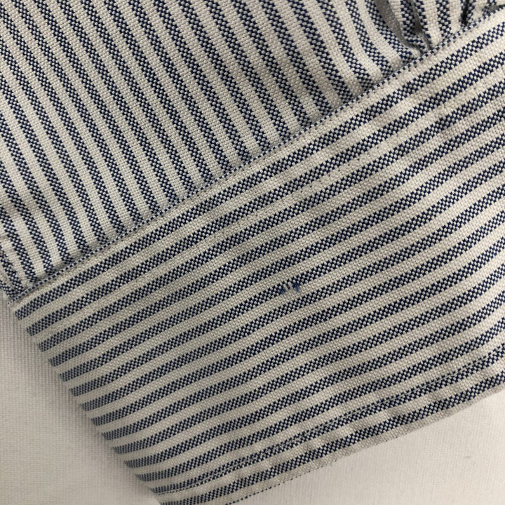 Brooks Brothers Est.1818 Long Sleeve Button-Down Striped Shirt Made in USA Men's M Supima Cotton blue type Vintage Second Hand