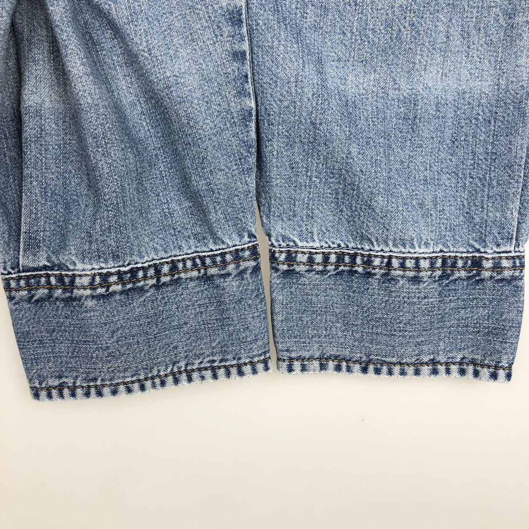 Levi's Long-Sleeve Denim Western Shirt, Men's Size L (approx.) cotton blue type Vintage Second Hand