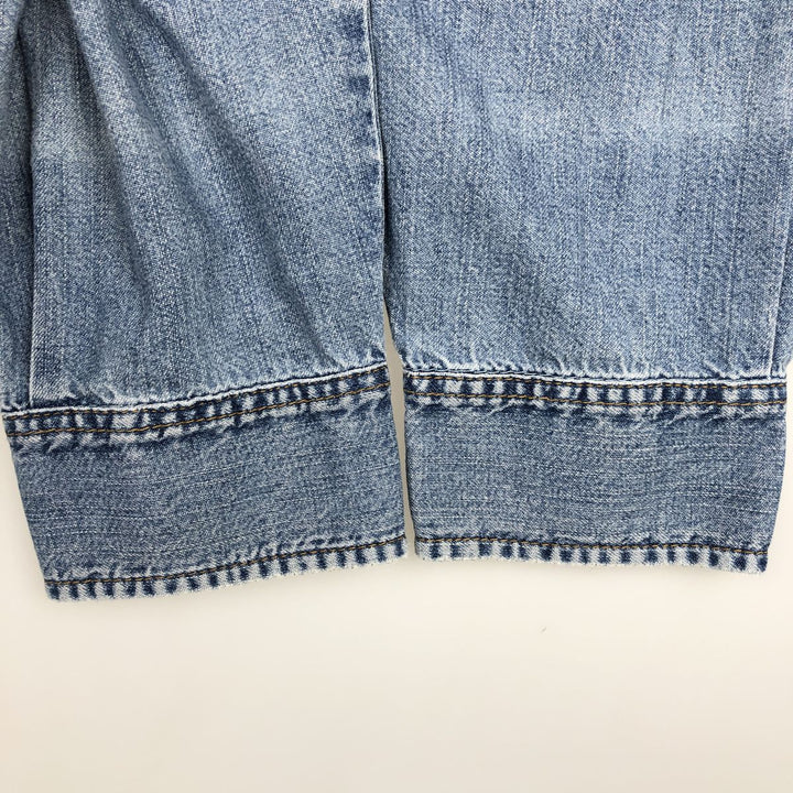 Levi's Long-Sleeve Denim Western Shirt, Men's Size L (approx.) cotton blue type Vintage Second Hand