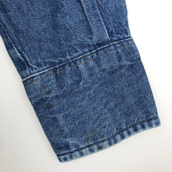 Wrangler Long Sleeve Denim Western Shirt, Men's Size Medium unclear blue type Vintage Second Hand