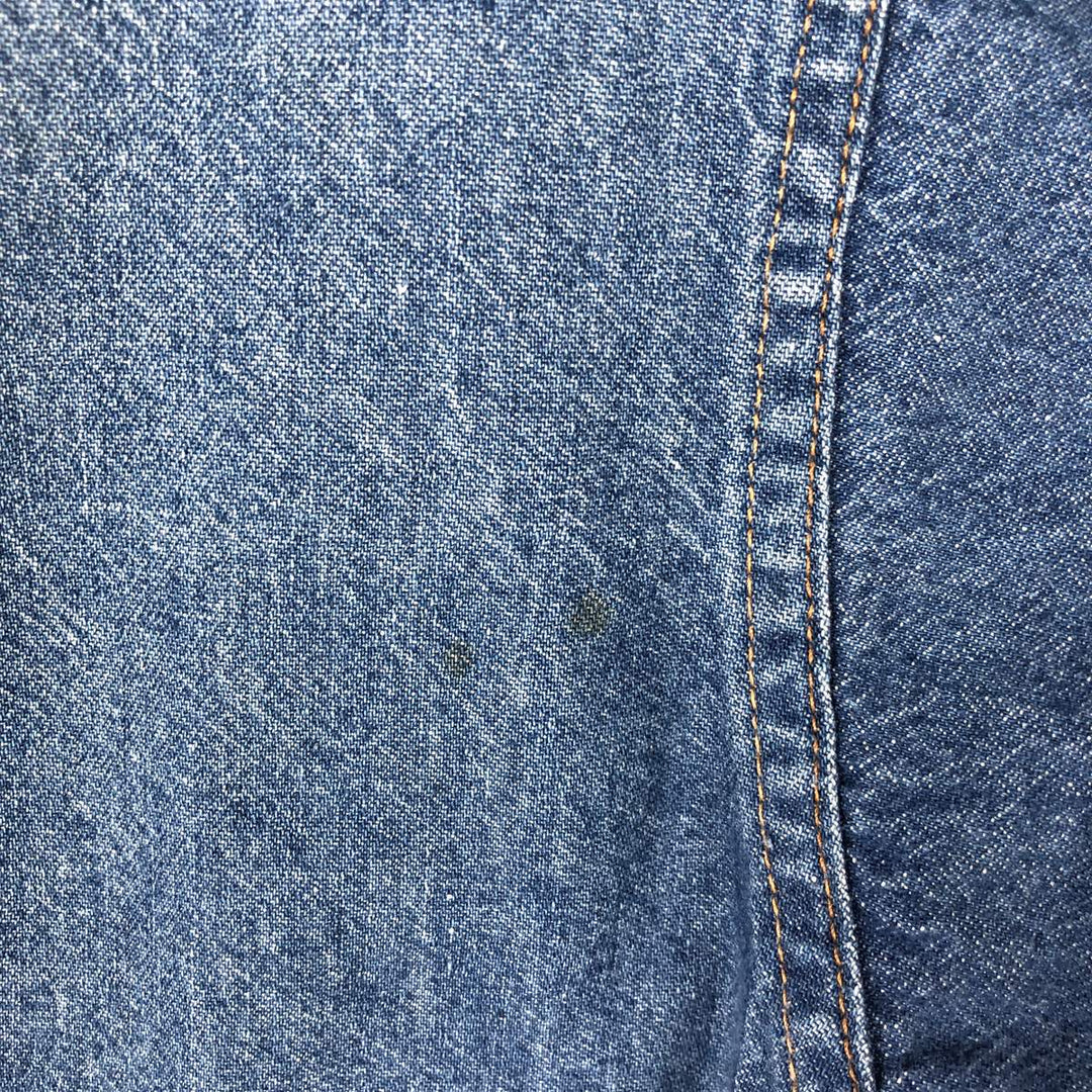 Wrangler Long Sleeve Denim Western Shirt, Men's Size Medium unclear blue type Vintage Second Hand