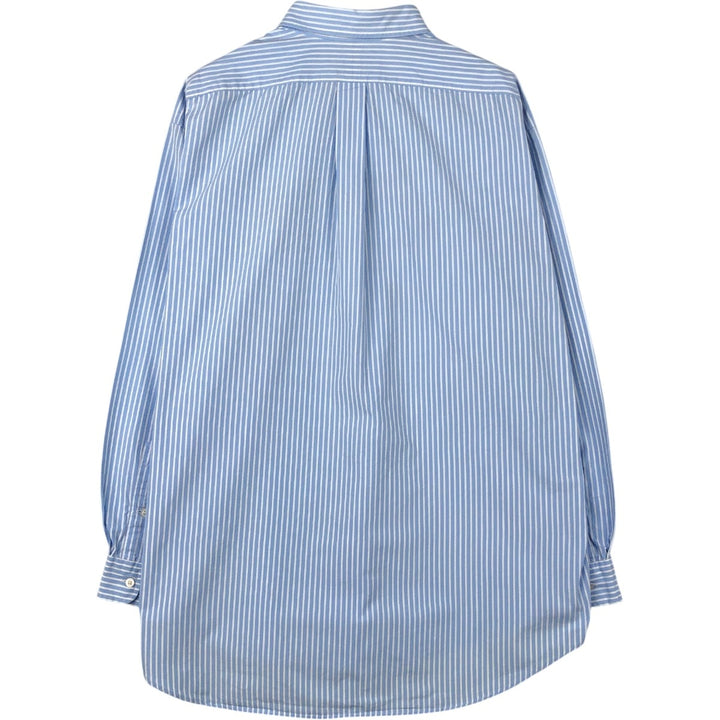 Ralph Lauren Golf Long-Sleeve Button-Down Striped Shirt, Men's Size XL (approx.) cotton Blue type light blue Vintage Second Hand