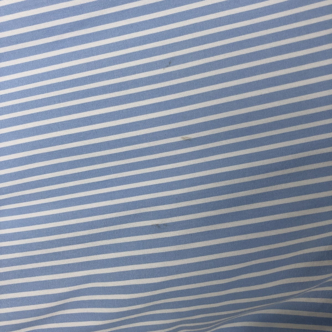 Ralph Lauren Golf Long-Sleeve Button-Down Striped Shirt, Men's Size XL (approx.) cotton Blue type light blue Vintage Second Hand