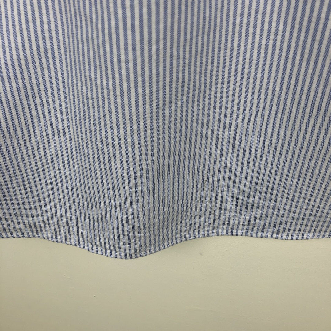 Ralph Lauren Classic Fit Long Sleeve Button Down Striped Shirt Men's XL cotton white type Vintage Second Hand