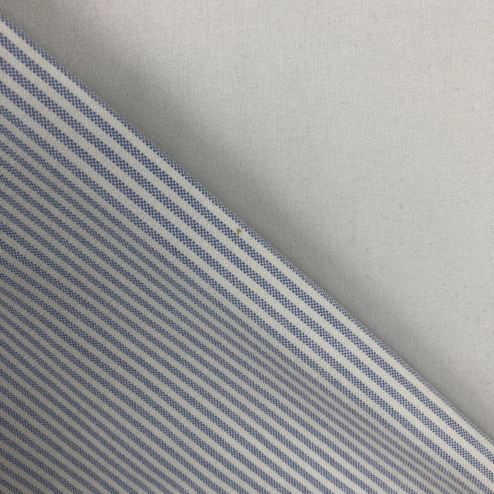 Ralph Lauren BLAKE long sleeve button-down striped shirt, men's size L cotton white type Vintage Second Hand