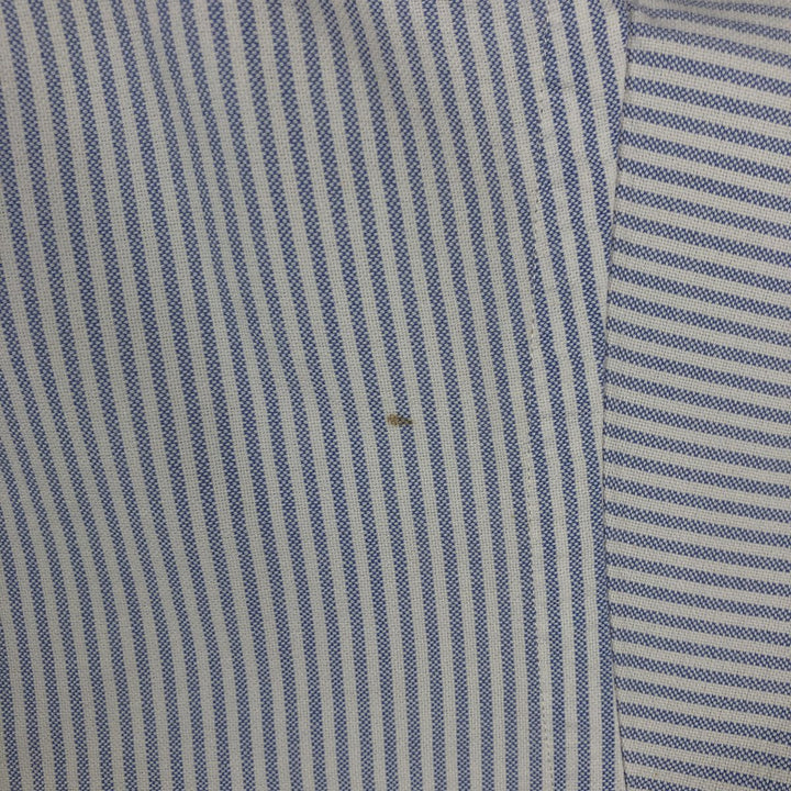 Ralph Lauren BLAKE long sleeve button-down striped shirt, men's size L cotton white type Vintage Second Hand