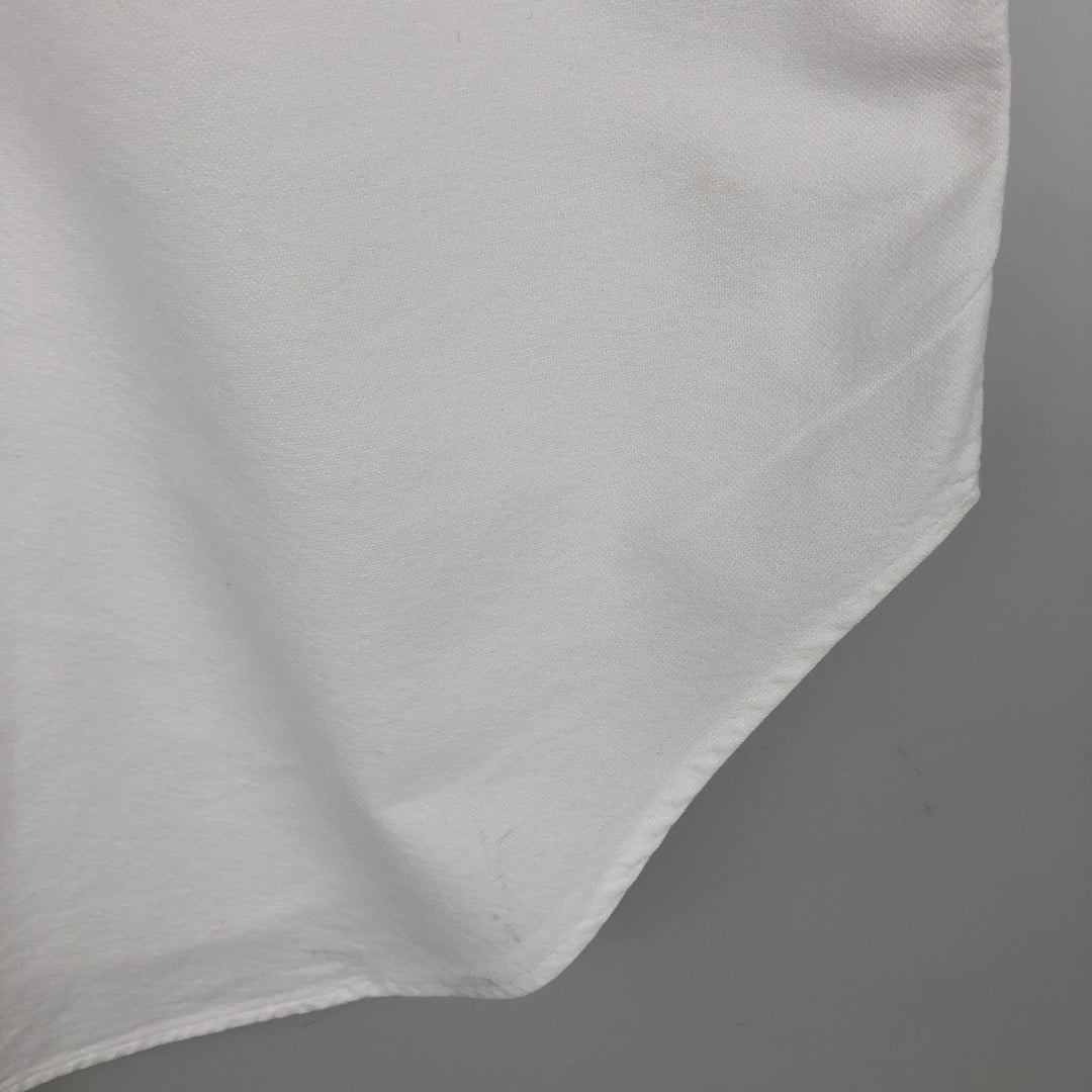 Ralph Lauren Classic Fit long sleeve button down shirt, men's size M cotton white type Vintage Second Hand