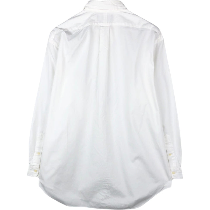 Ralph Lauren YARMOUTH long sleeve button down shirt, men's XL size cotton white type Vintage Second Hand
