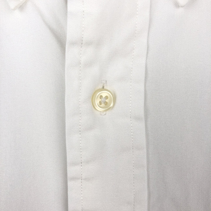 Ralph Lauren YARMOUTH long sleeve button down shirt, men's XL size cotton white type Vintage Second Hand