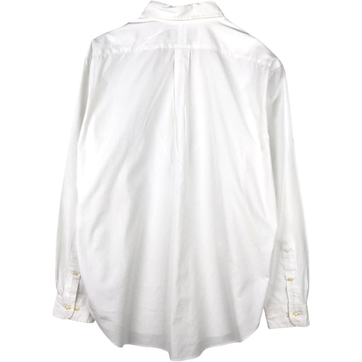 Ralph Lauren Classic Fit Long Sleeve Button Down Shirt Men's XL cotton white type Vintage Second Hand