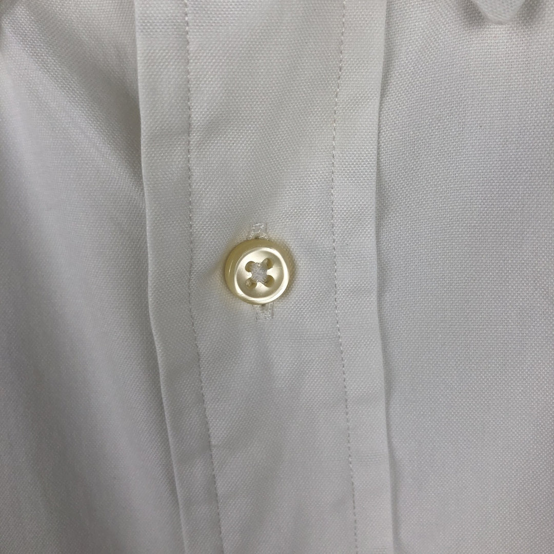 Ralph Lauren Classic Fit Long Sleeve Button Down Shirt Men's XL cotton white type Vintage Second Hand