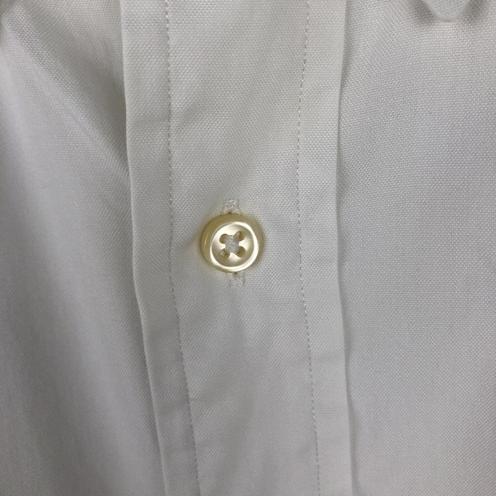 Ralph Lauren Classic Fit Long Sleeve Button Down Shirt Men's XL cotton white type Vintage Second Hand