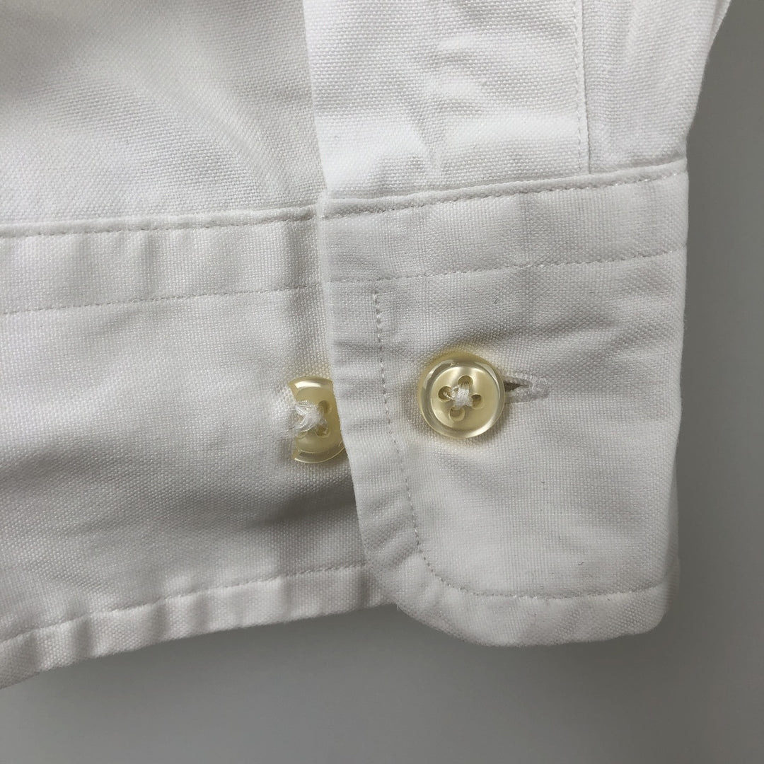 Ralph Lauren Classic Fit Long Sleeve Button Down Shirt Men's XL cotton white type Vintage Second Hand