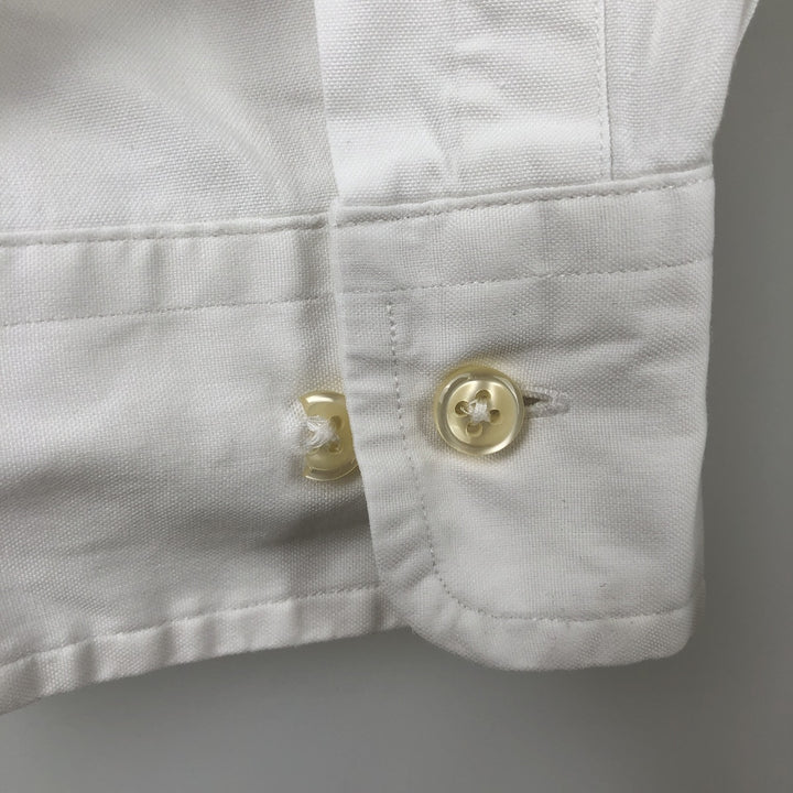 Ralph Lauren Classic Fit Long Sleeve Button Down Shirt Men's XL cotton white type Vintage Second Hand