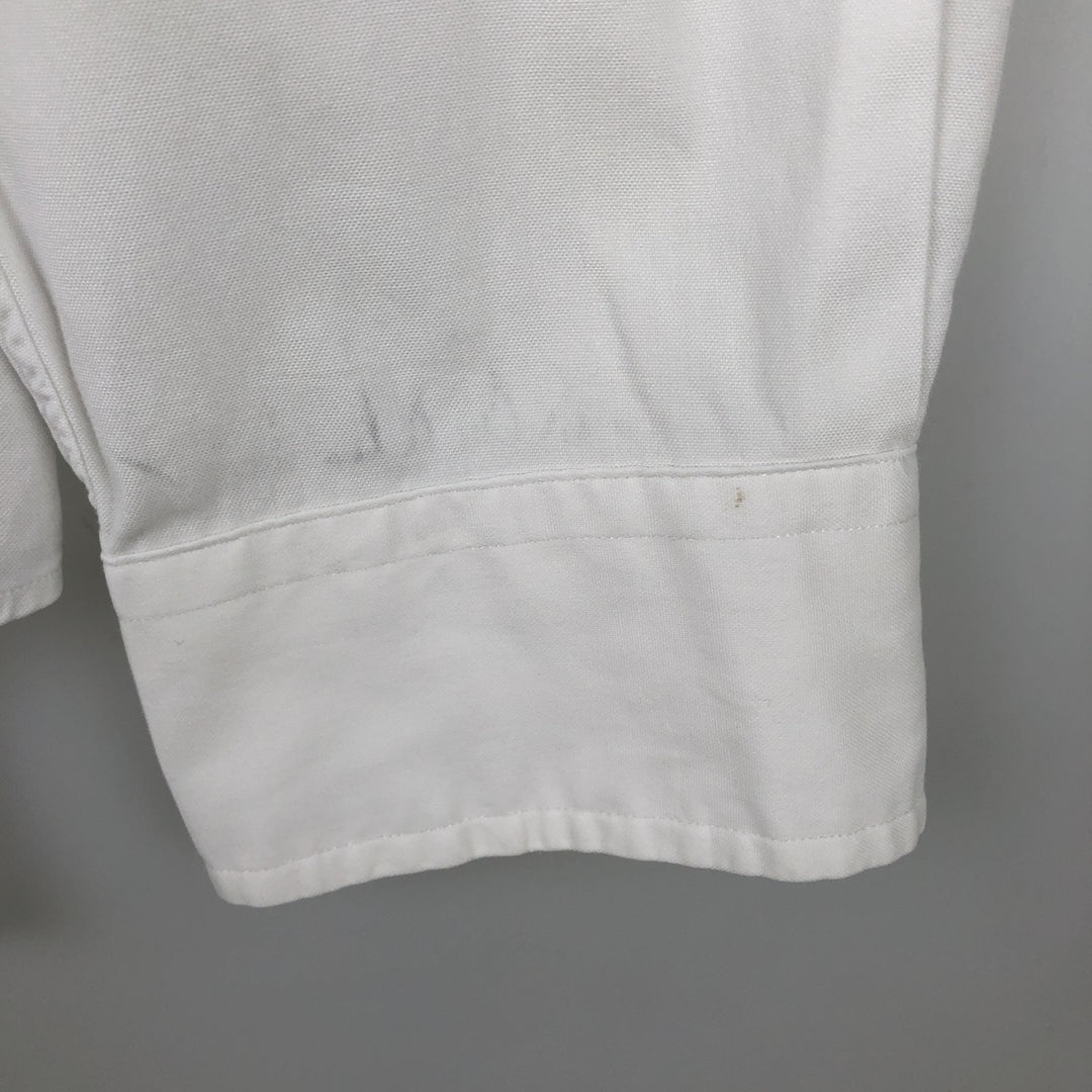 Ralph Lauren Classic Fit Long Sleeve Button Down Shirt Men's XL cotton white type Vintage Second Hand