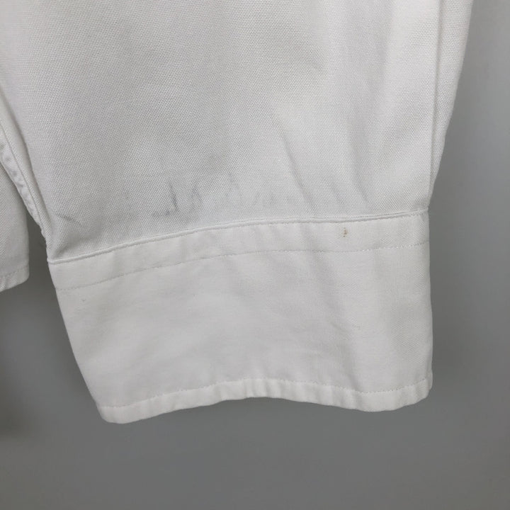 Ralph Lauren Classic Fit Long Sleeve Button Down Shirt Men's XL cotton white type Vintage Second Hand